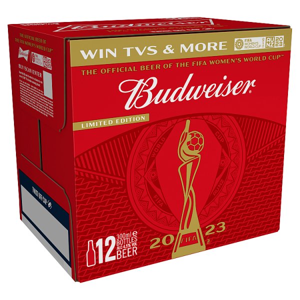 Budweiser 12pk Bottles (300ml)