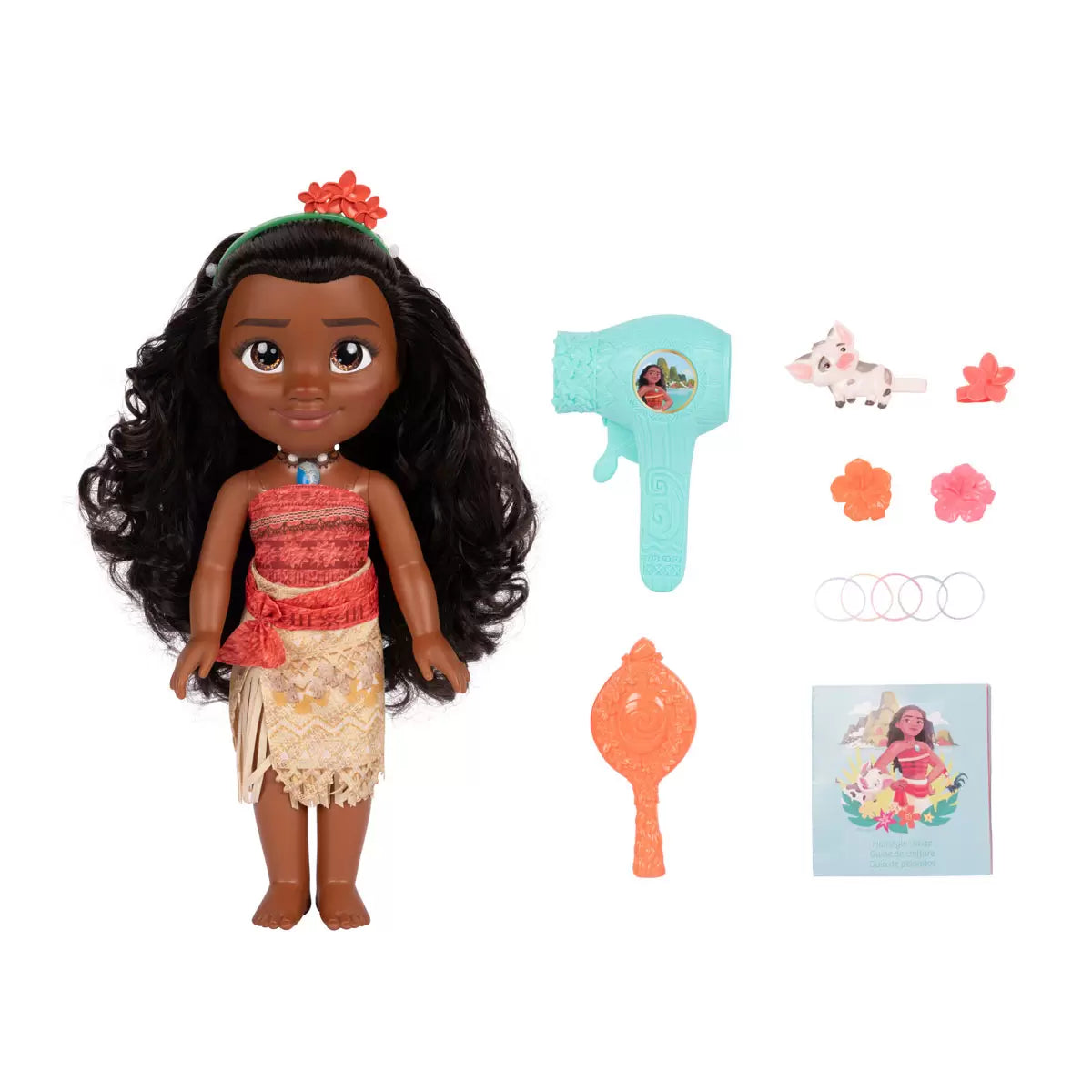 Disney Princess Moana Large Doll and Hair Play Set