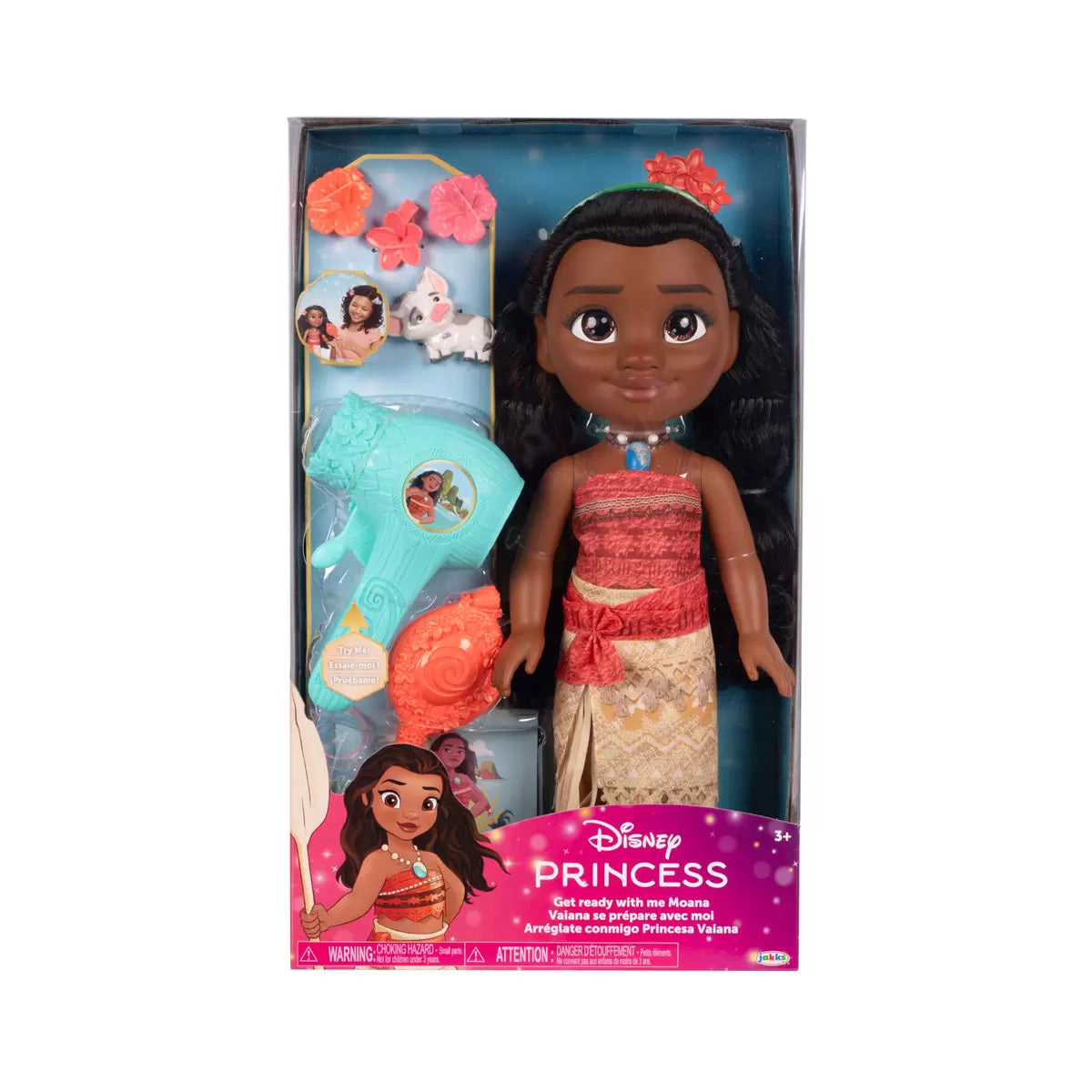 Disney Princess Moana Large Doll and Hair Play Set