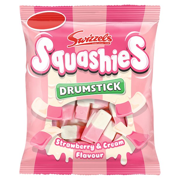 Squashies Drumstick Strawberry & Cream (120g)