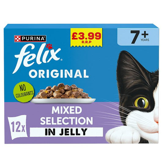 Felix Senior 7+ Mixed Selection In Jelly (1.02kg)