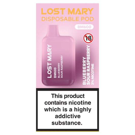 Lost Mary Blueberry Sour Raspberry (600)