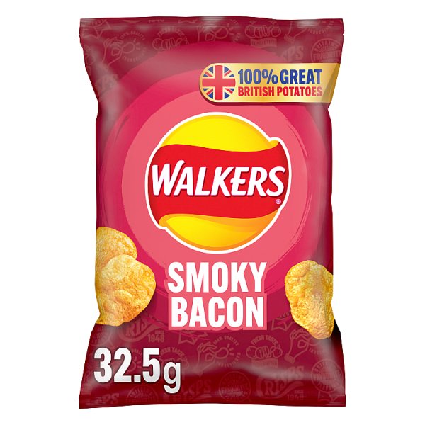 Walkers Smoky Bacon Crisps (32.5g)