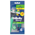Gillette Blue II Disposable Razors 4pk