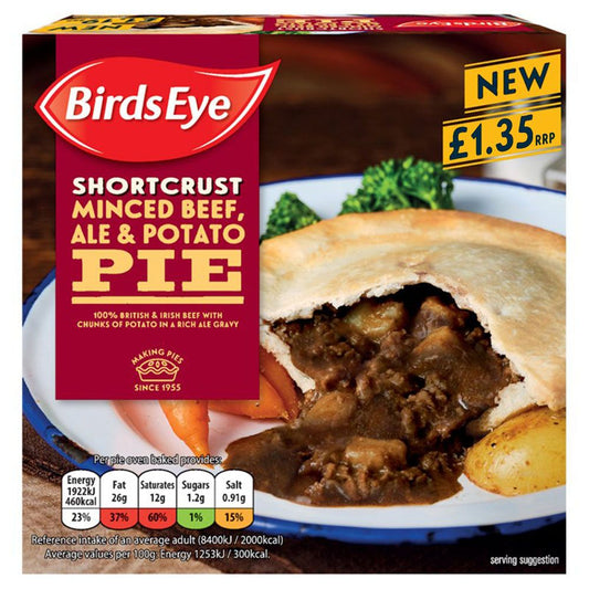 Birds Eye Minced Beef & Ale Pie (155g)