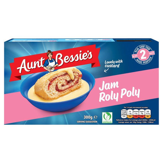 Aunt Bessie's Jam Roly Poly (300g)