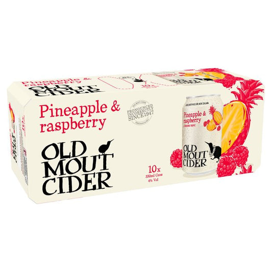 Old Mout Cider Pineapple & Raspberry 10pk Cans