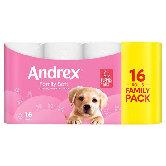 Andrex Family Soft Toilet Tissue (16pk)