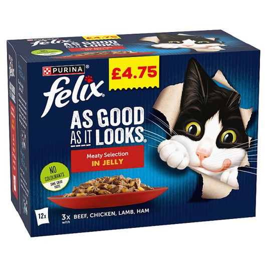 Felix Meaty Selection in Jelly 12x100g (1.2kg)