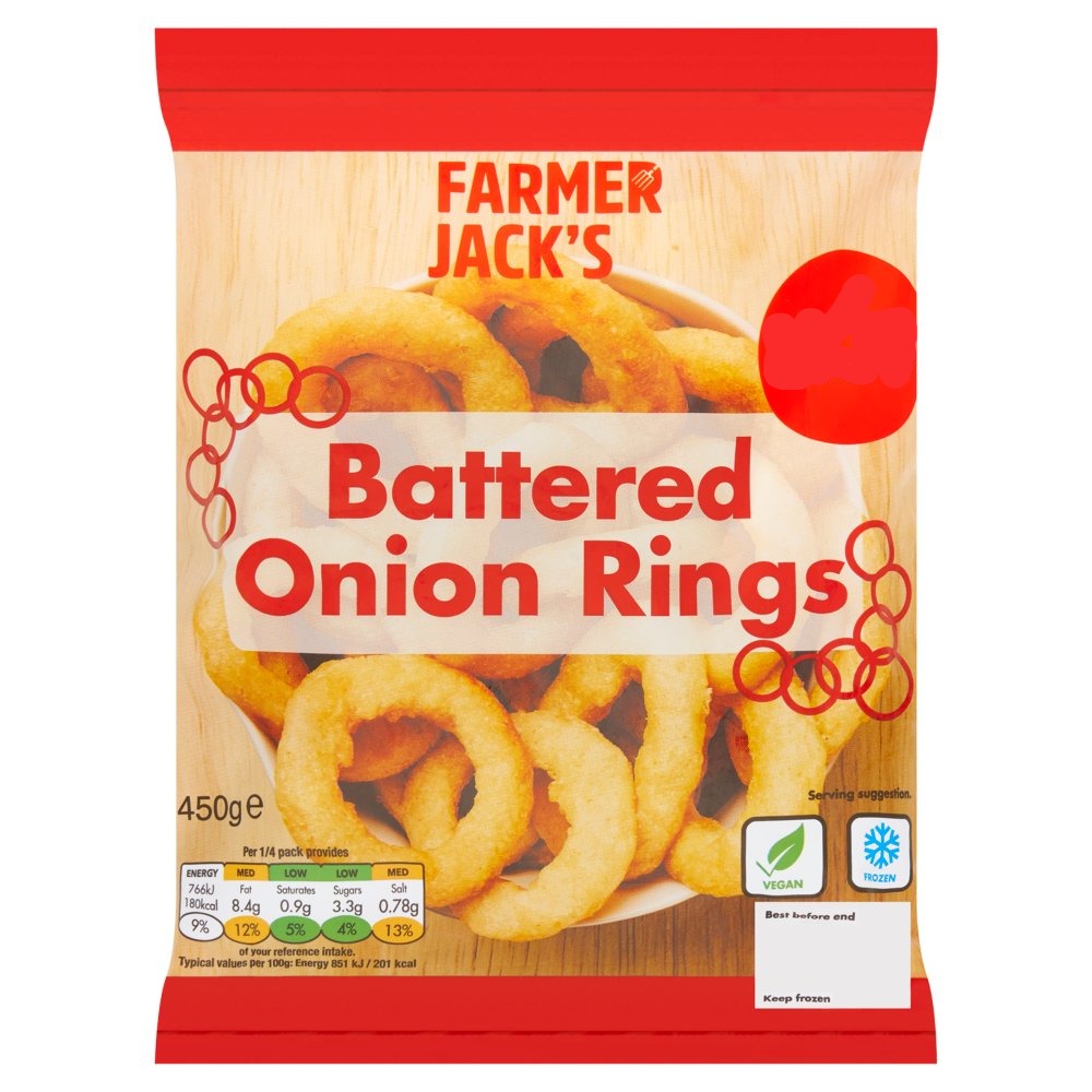 Farmer Jacks Onion Rings (450g)