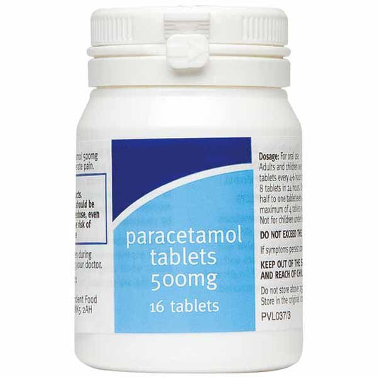 Paracetamol Tub (16 Tablets)