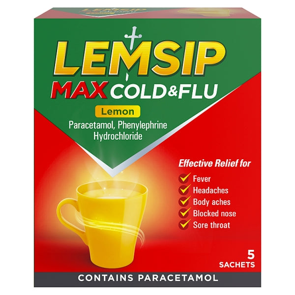 Lemsip Max Lemon Sachets (10)