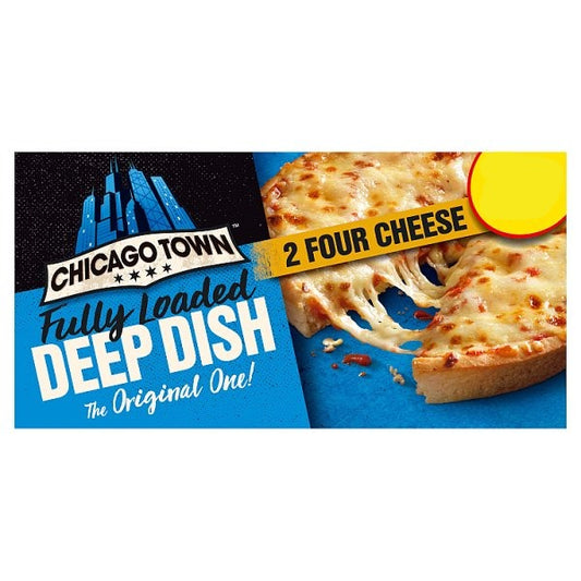 Chicago Town Deep Dish Four Cheese Pizzas (2x148g)