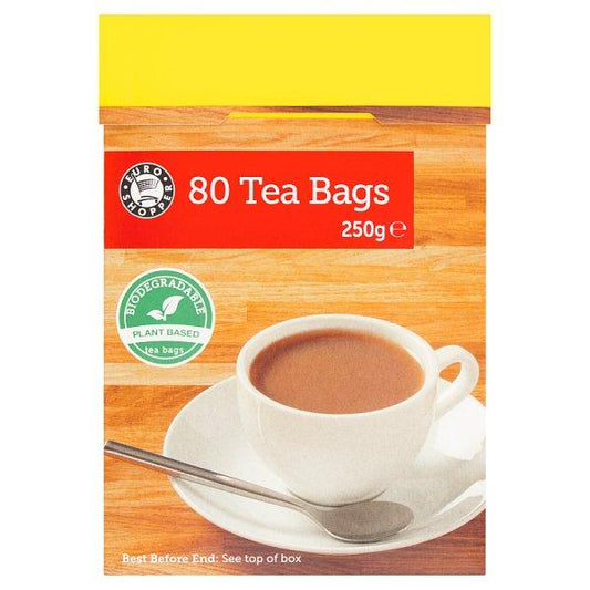 Euro Shopper 80 Tea Bags 250g