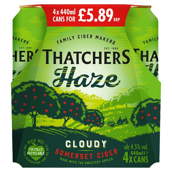 Thatchers Haze 4pk Cans (440ml)