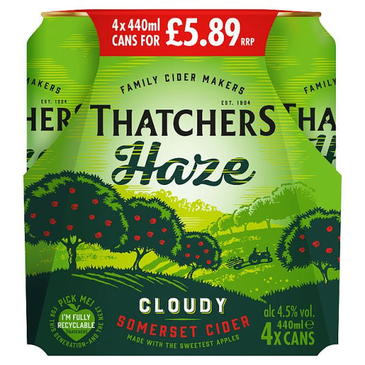 Thatchers Haze 4pk Cans (440ml)