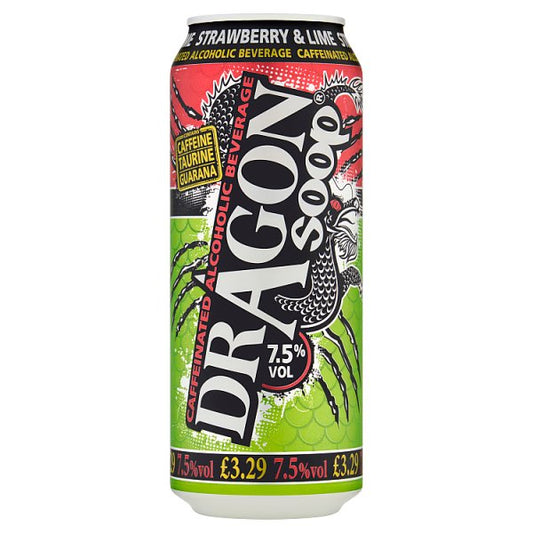 Dragon Soop Strawberry & Lime (500ml)