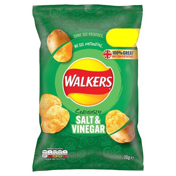 Walkers Salt & Vinegar Crisps (70g)