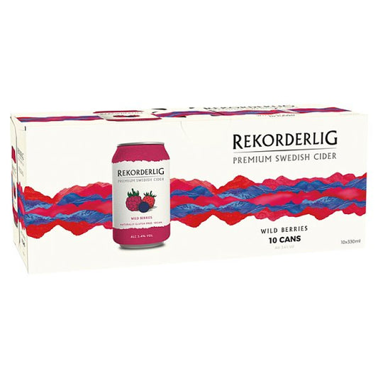 Rekorderlig Wild Berries 10pk Cans
