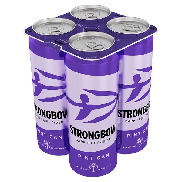 Strongbow Dark Fruit 4pk Pint Cans (568ml)