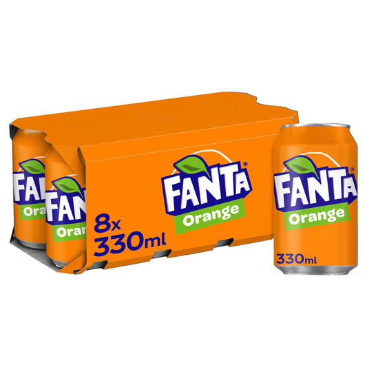 Fanta Orange 8pk (330ml)