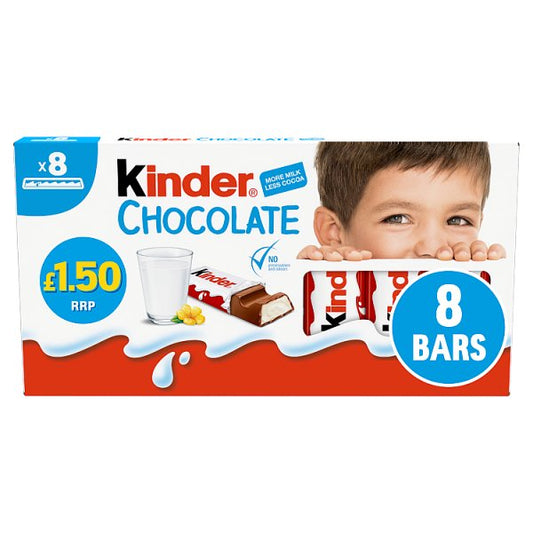 Kinder Small Bars 8pk (100g)