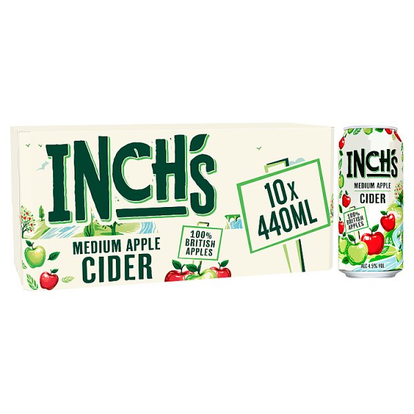 Inches Medium Apple Cider 10pk Cans