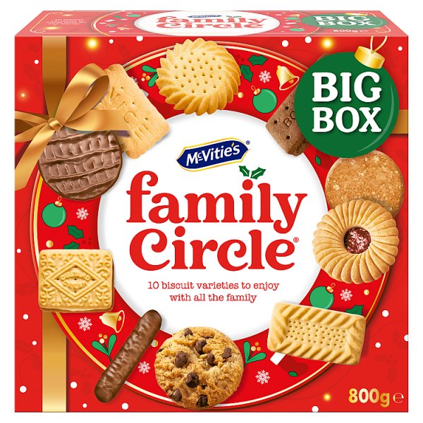 McVitie's Family Circle Biscuits Christmas Selection (800g)