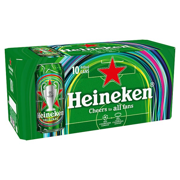 Heineken 10pk Cans (440ml)