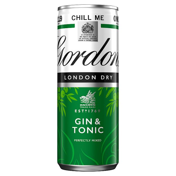 Gordon's Gin & Tonic Can (250ml)