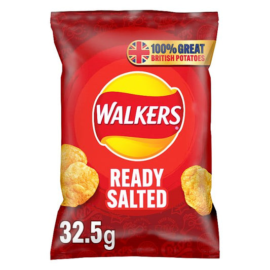 Walkers Crisps Ready Salted (32.5g)