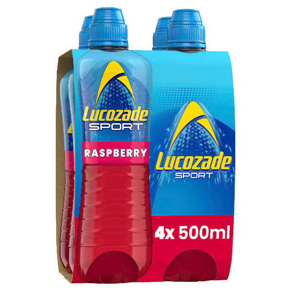 Lucozade Sport Raspberry 4pk (500ml)
