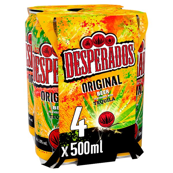 Desperados 4pk Cans (500ml)