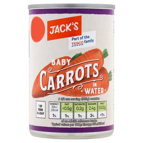 Jack's Baby Carrots in Water (300g)