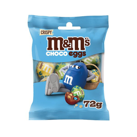 M&M's Crispy Chocolate Mini Eggs Bag (72g)