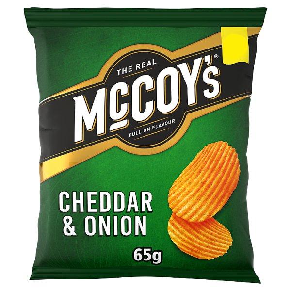 McCoy's Ridge Cut Cheddar & Onion (65g)