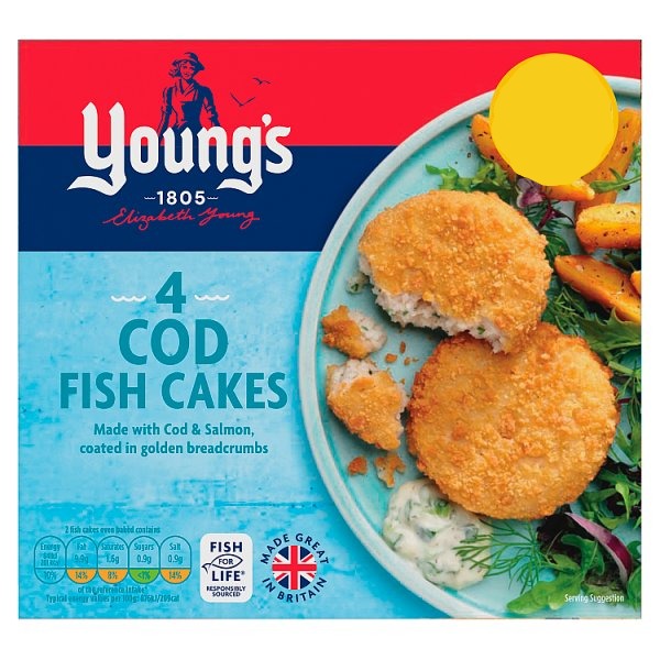 Young's 4 Cod Fish Cakes (200g)