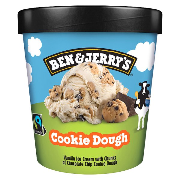 B & J Ice Cream Tub Cookie Dough (465ml)