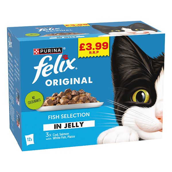 Felix Fish Selection in Jelly 12x85g (1.02kg)