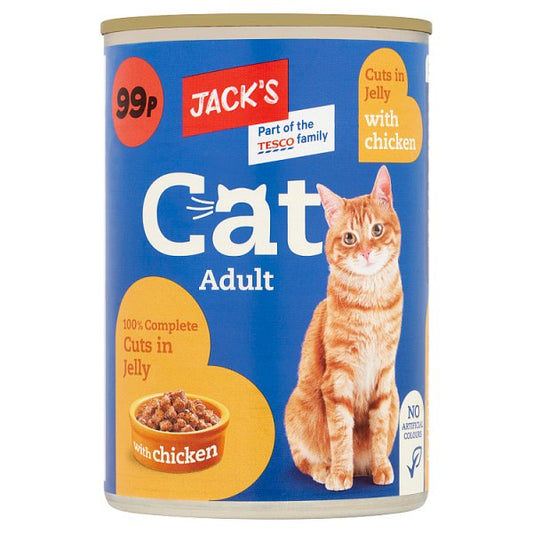 Jack's Cat Cuts in Jelly with Chicken (415g)