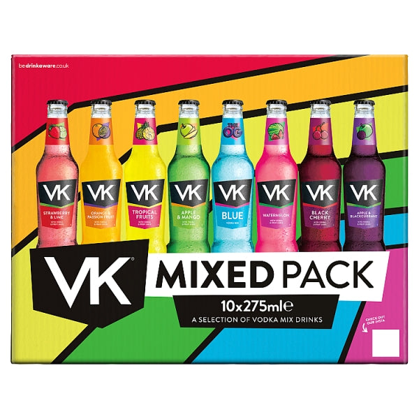 Vk Mixed 10pk Bottles (275ml)