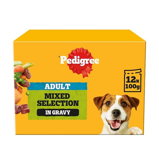 Pedigree Dog Pouches Mixed/Gravy (1.2kg)