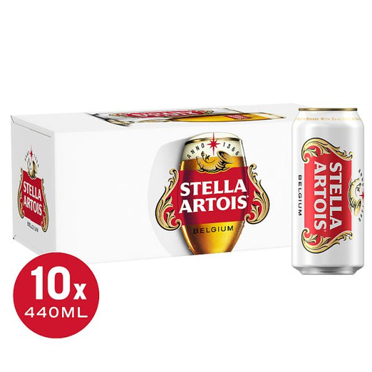 Stella Artois 10pk Cans (440ml)