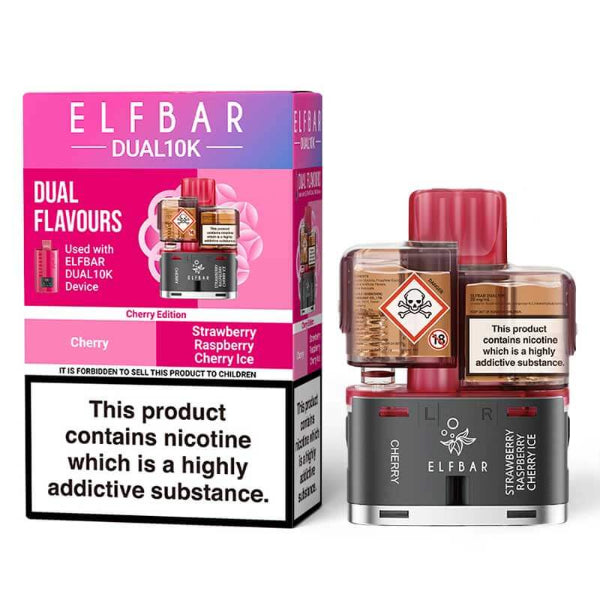Elfbar Dual 10K Refill - Cherry