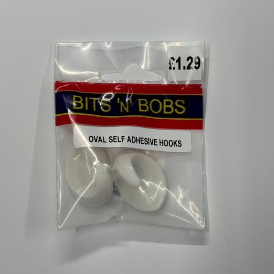 Oval Self Adhesive Hooks BitsNBobs