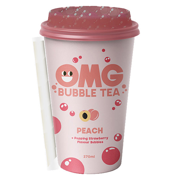 OMG Bubble Tea Peach (270ml)