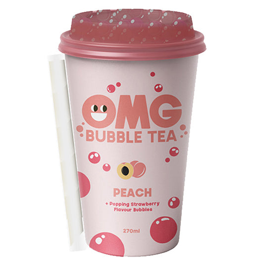 OMG Bubble Tea Peach (270ml)