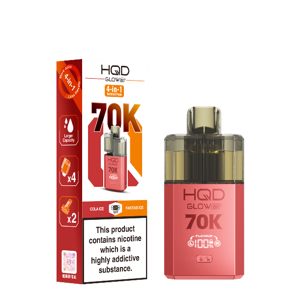 HQD Glow Air 70K - Cola/Fantasi Ice (Kit)