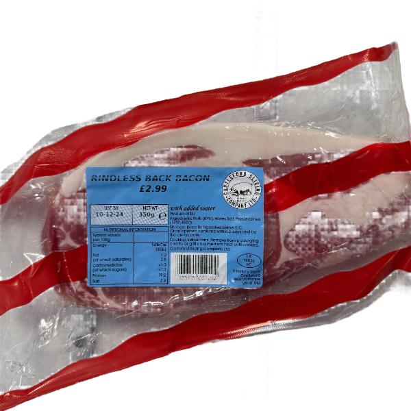 Rindless Back Bacon (350g)