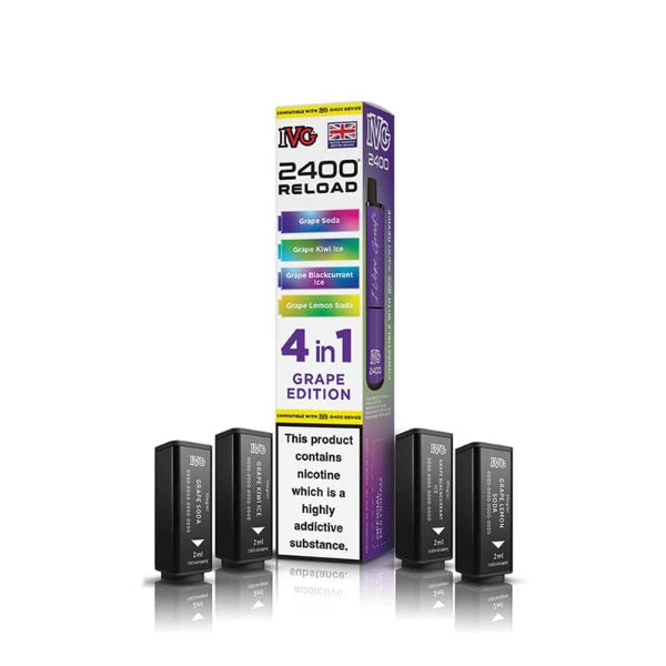 IVG 2400 Reload - Grape Edition 4pk